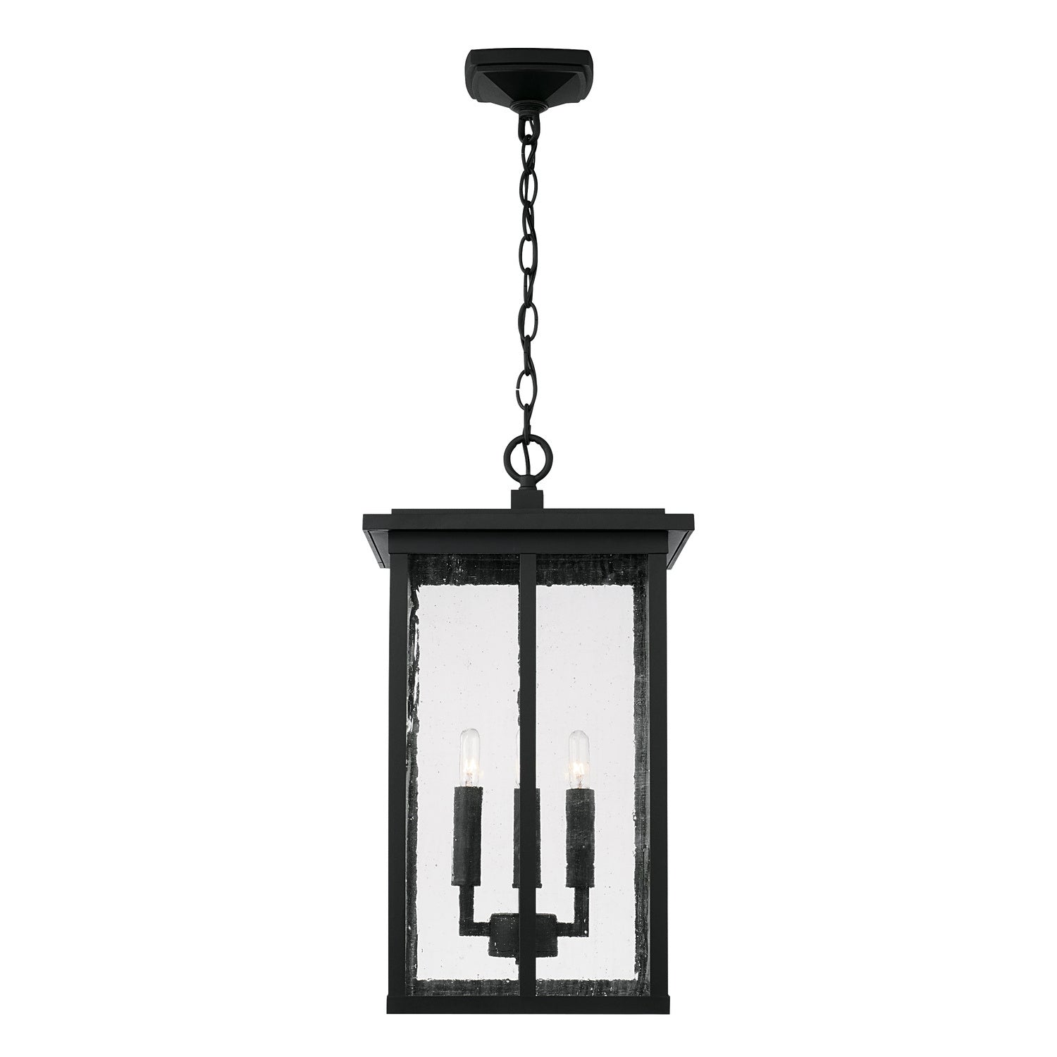 Capital Lighting - 943844BK - Four Light Outdoor Hanging Lantern - Barrett - Black