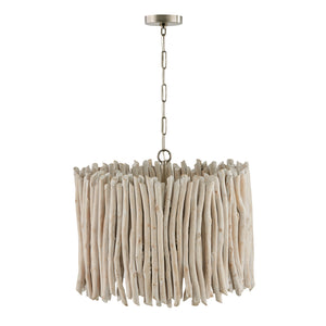 Capital Lighting - 340241PP - Four Light Pendant - Cara - Brushed Pewter