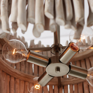 Capital Lighting - 340241PP - Four Light Pendant - Cara - Brushed Pewter