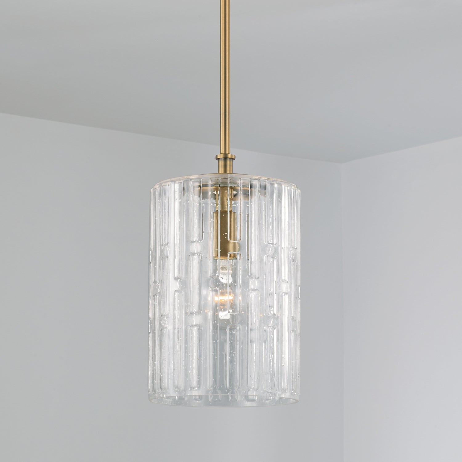 Capital Lighting - 341311AD - One Light Pendant - Emerson - Aged Brass