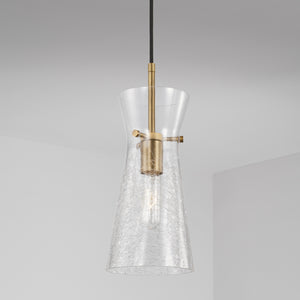 Capital Lighting - 342411AD - One Light Pendant - Mila - Aged Brass