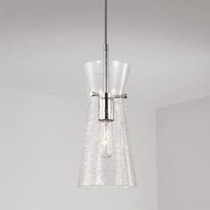 Capital Lighting - 342411PN - One Light Pendant - Mila - Polished Nickel