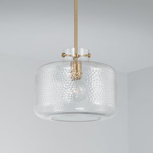 Capital Lighting - 342512AD - One Light Pendant - Brighton - Aged Brass