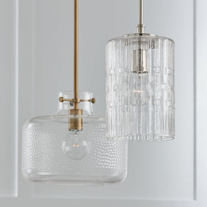 Capital Lighting - 342512AD - One Light Pendant - Brighton - Aged Brass