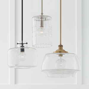 Capital Lighting - 342512MB - One Light Pendant - Brighton - Matte Black