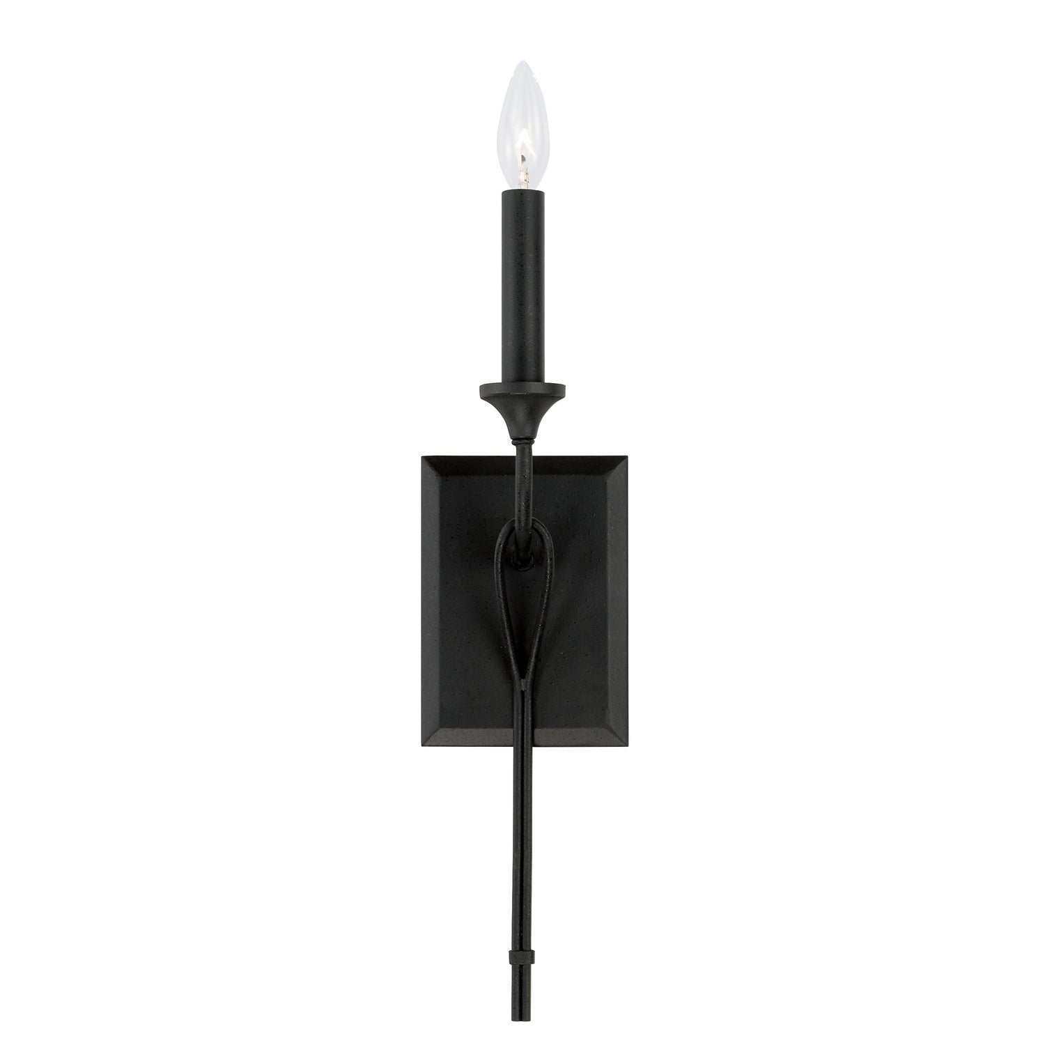 Capital Lighting - 641611BI - One Light Wall Sconce - Bentley - Black Iron