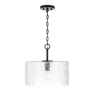Capital Lighting - 241311MB - One Light Semi Flush Mount - Emerson - Matte Black