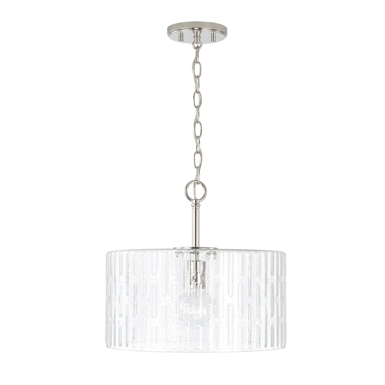 Capital Lighting - 241311PN - One Light Semi Flush Mount - Emerson - Polished Nickel