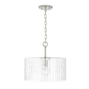Capital Lighting - 241311PN - One Light Semi Flush Mount - Emerson - Polished Nickel