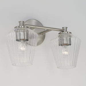 Capital Lighting - 141421BN-507 - Two Light Vanity - Beau - Brushed Nickel