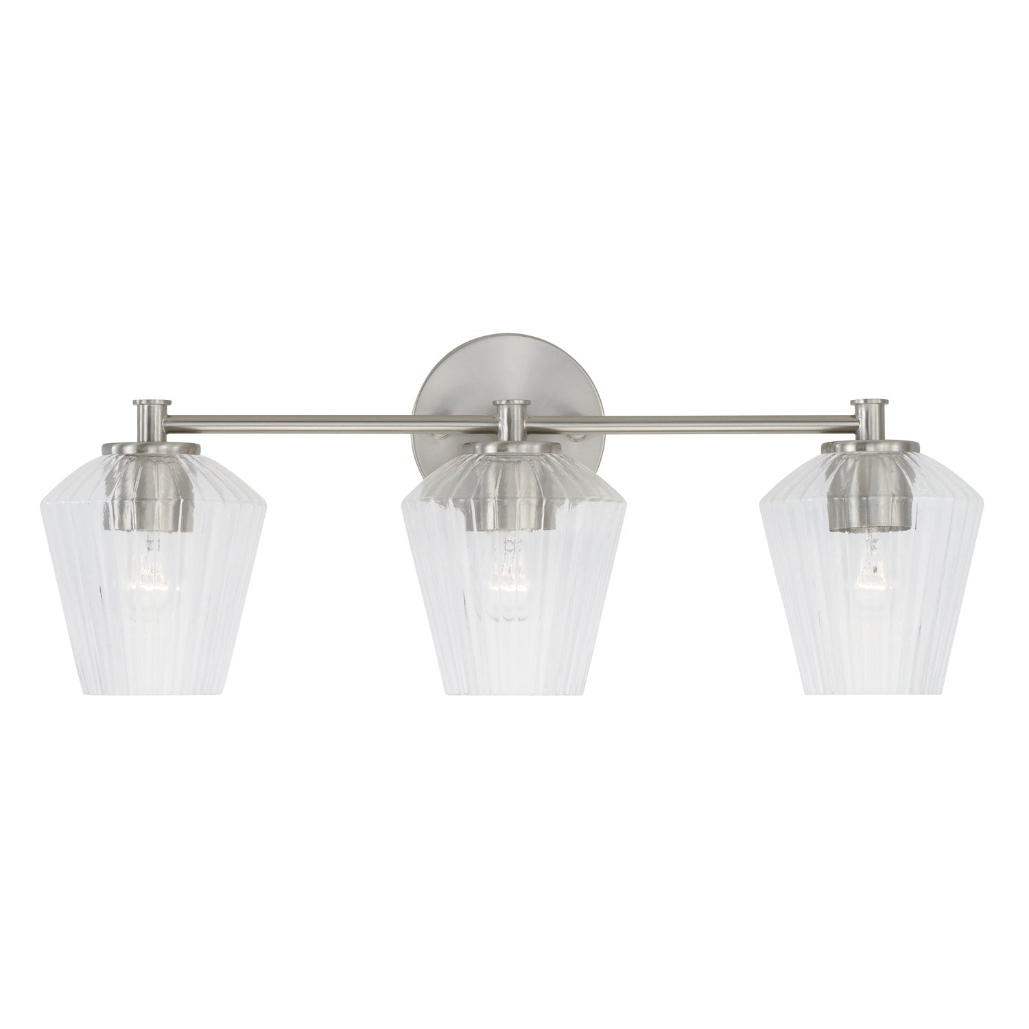 Capital Lighting - 141431BN-507 - Three Light Vanity - Beau - Brushed Nickel