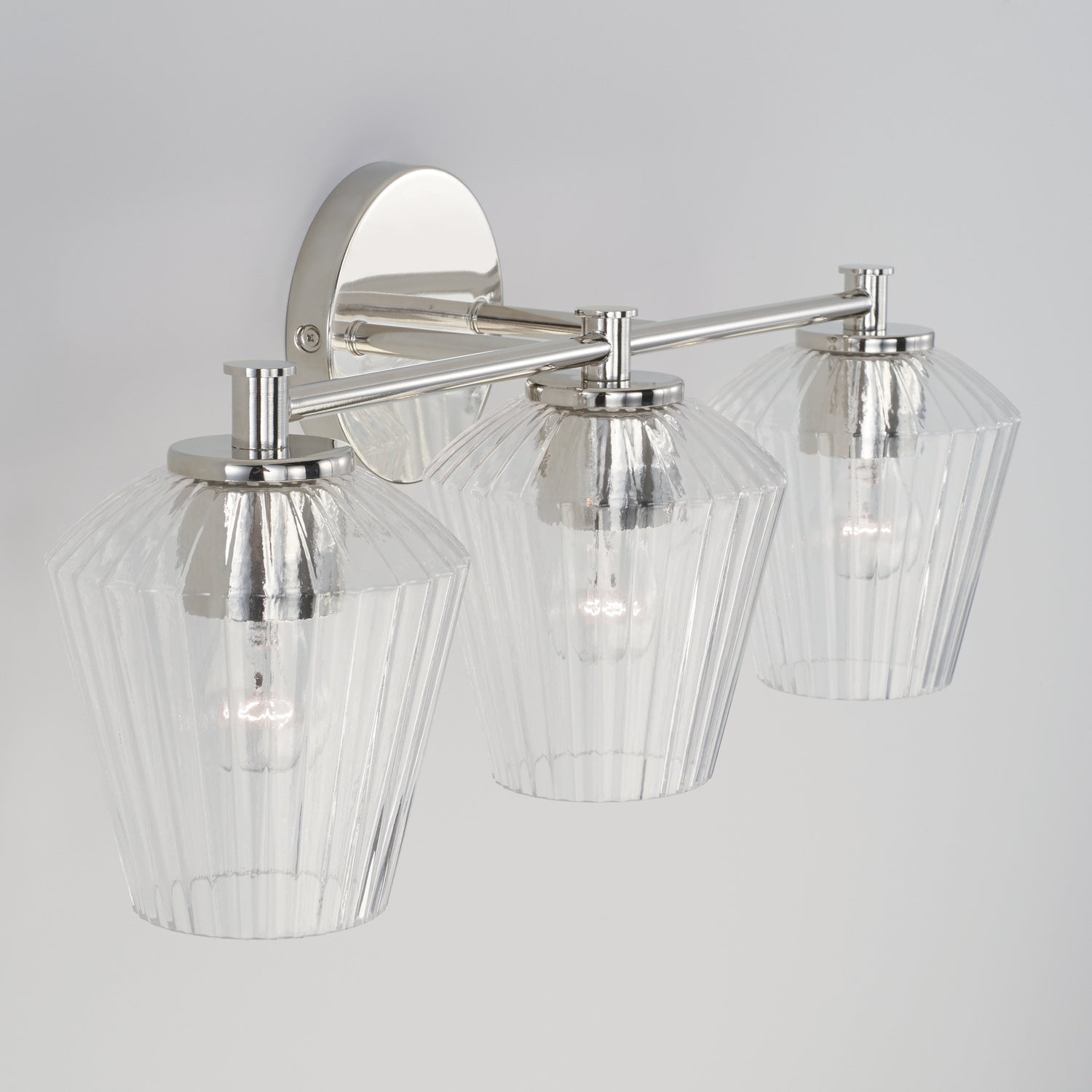 Capital Lighting - 141431PN-507 - Three Light Vanity - Beau - Polished Nickel