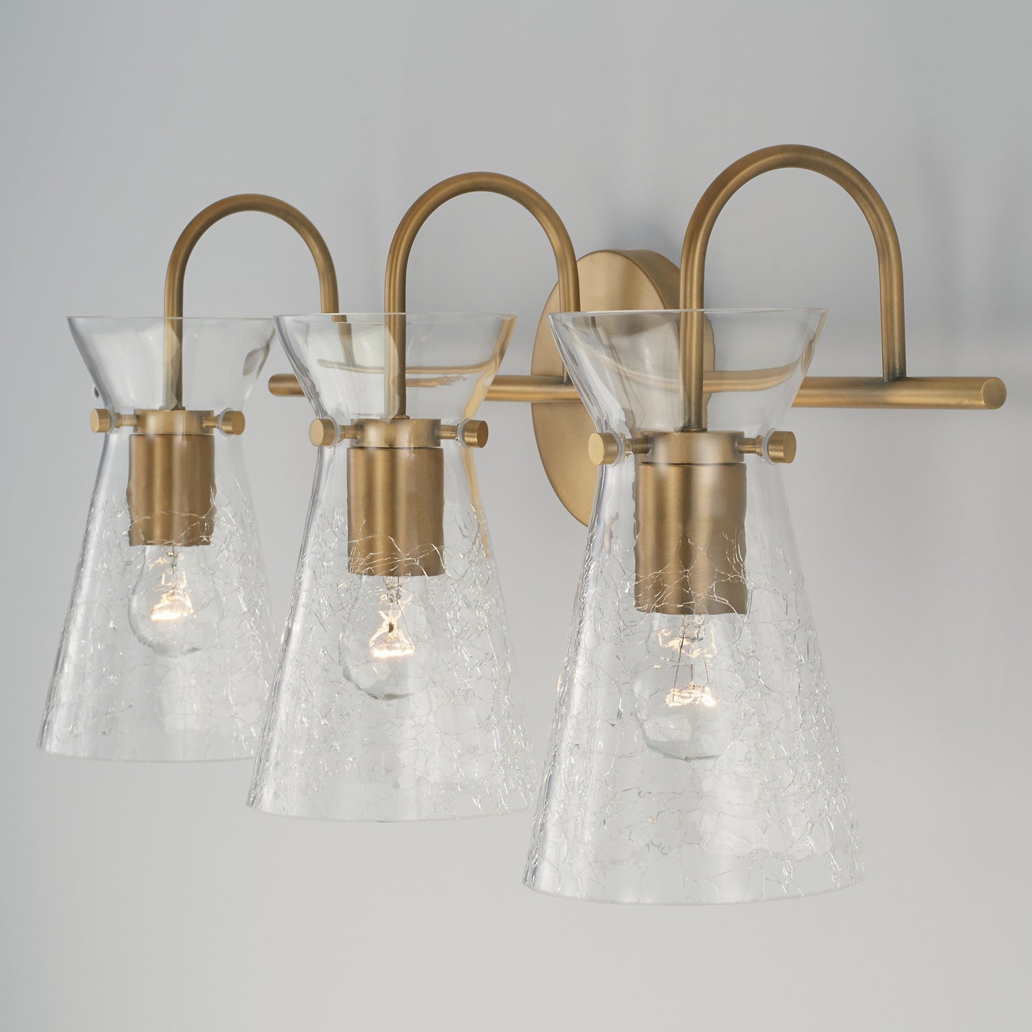 Capital Lighting - 142431AD - Three Light Vanity - Mila - Aged Brass