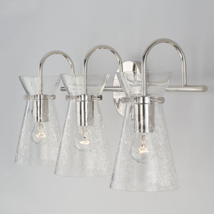 Capital Lighting - 142431PN - Three Light Vanity - Mila - Polished Nickel