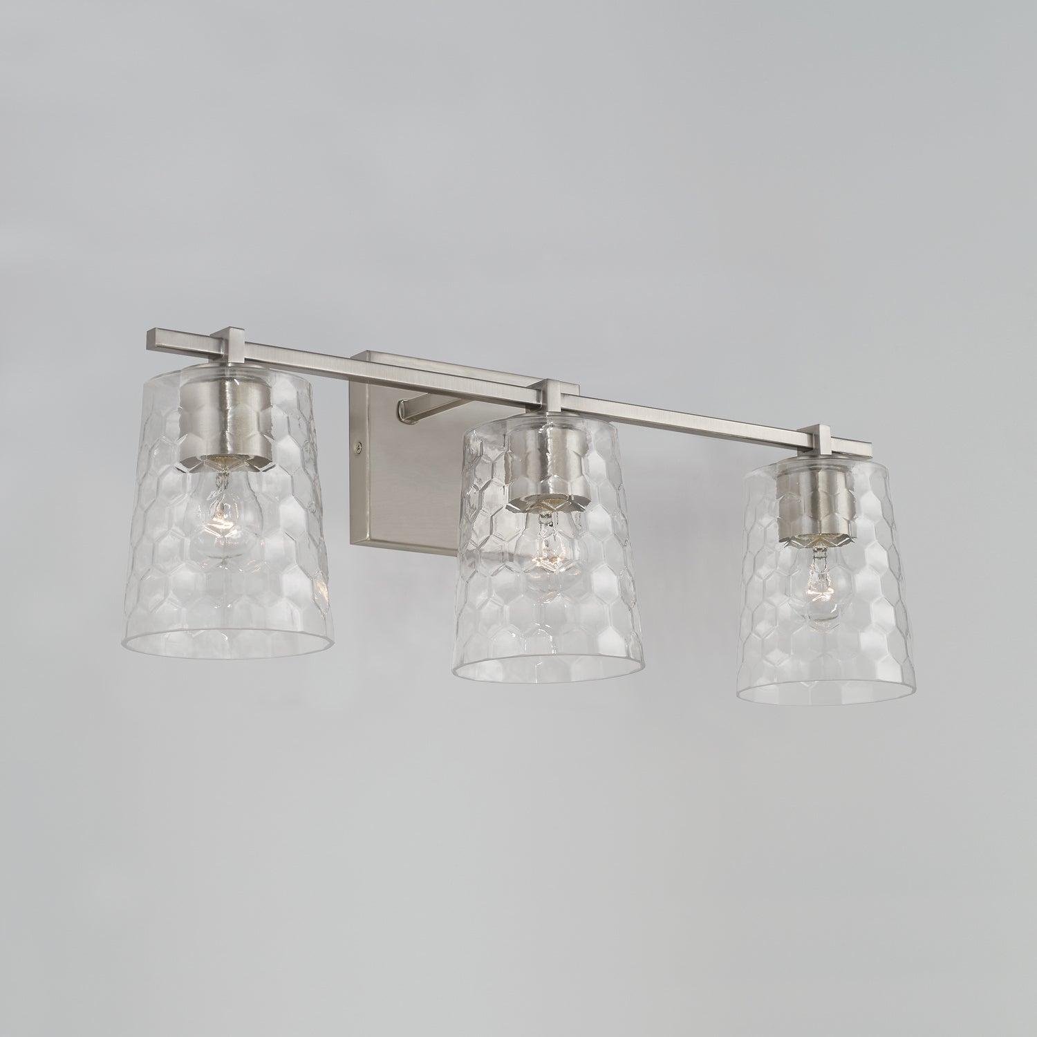 Capital Lighting - 143531BN-517 - Three Light Vanity - Burke - Brushed Nickel
