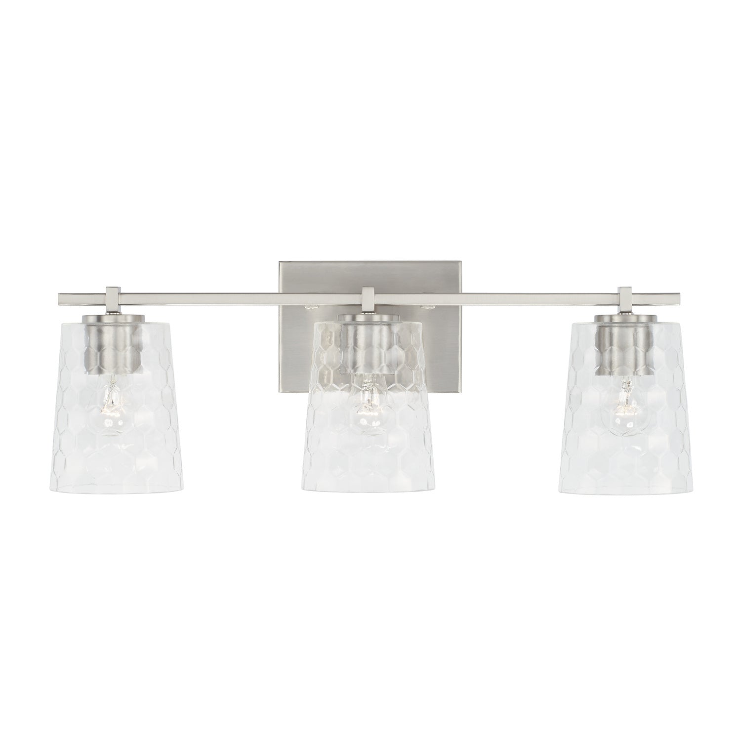 Capital Lighting - 143531BN-517 - Three Light Vanity - Burke - Brushed Nickel