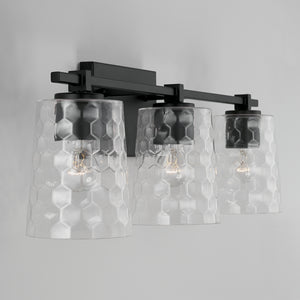 Capital Lighting - 143531MB-517 - Three Light Vanity - Burke - Matte Black