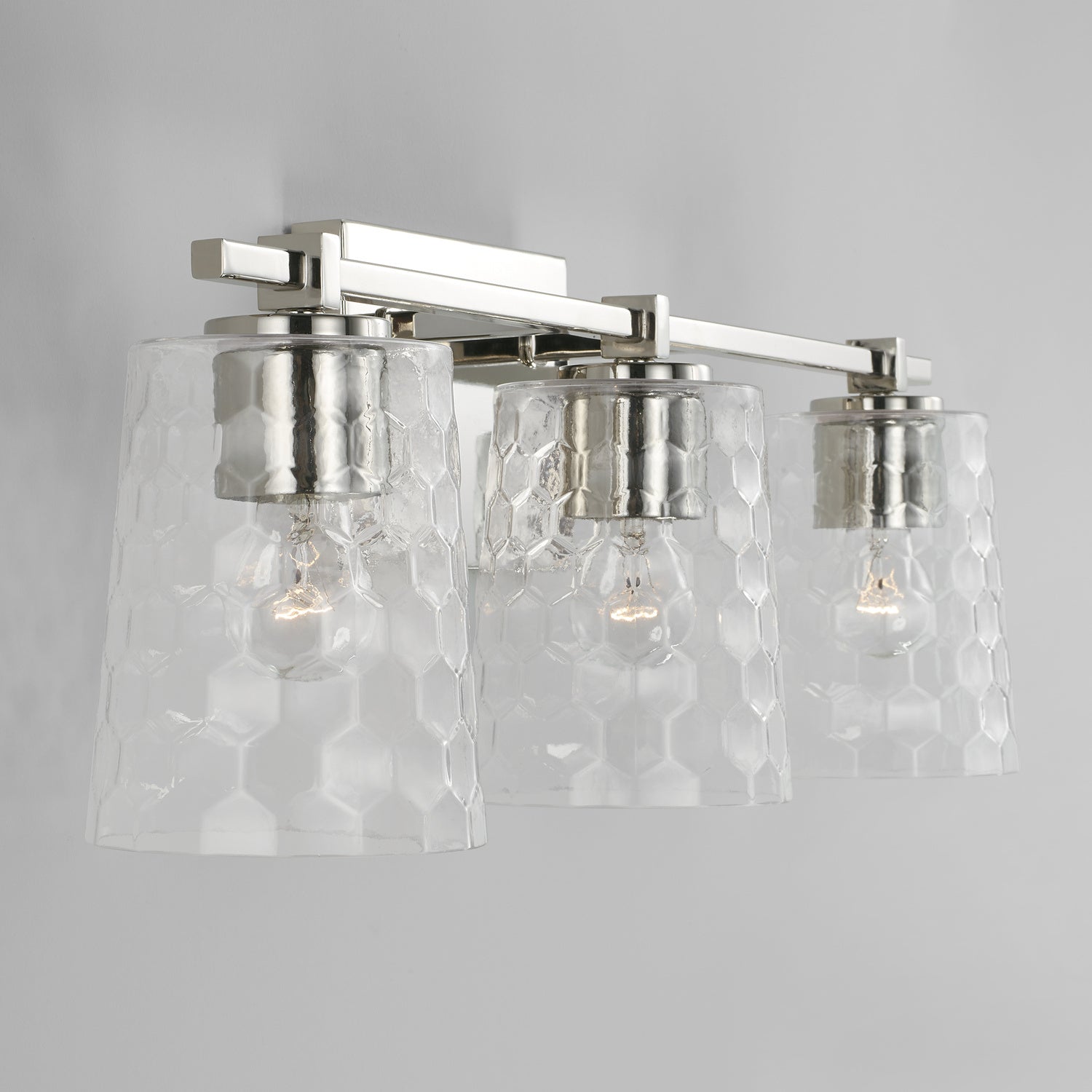 Capital Lighting - 143531PN-517 - Three Light Vanity - Burke - Polished Nickel