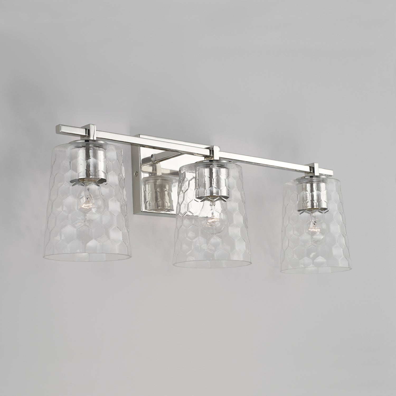 Capital Lighting - 143531PN-517 - Three Light Vanity - Burke - Polished Nickel