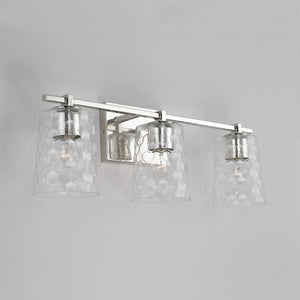 Capital Lighting - 143531PN-517 - Three Light Vanity - Burke - Polished Nickel