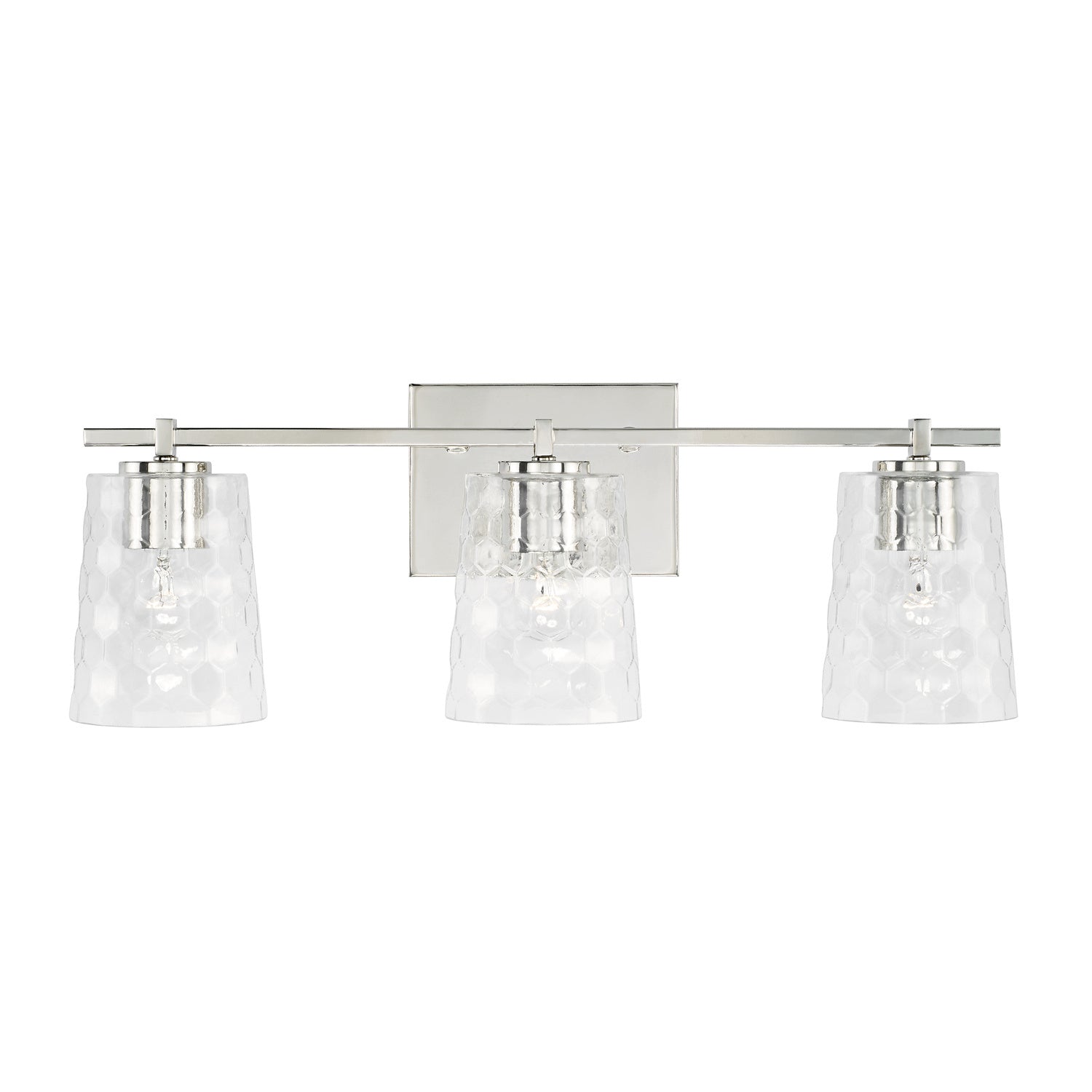 Capital Lighting - 143531PN-517 - Three Light Vanity - Burke - Polished Nickel