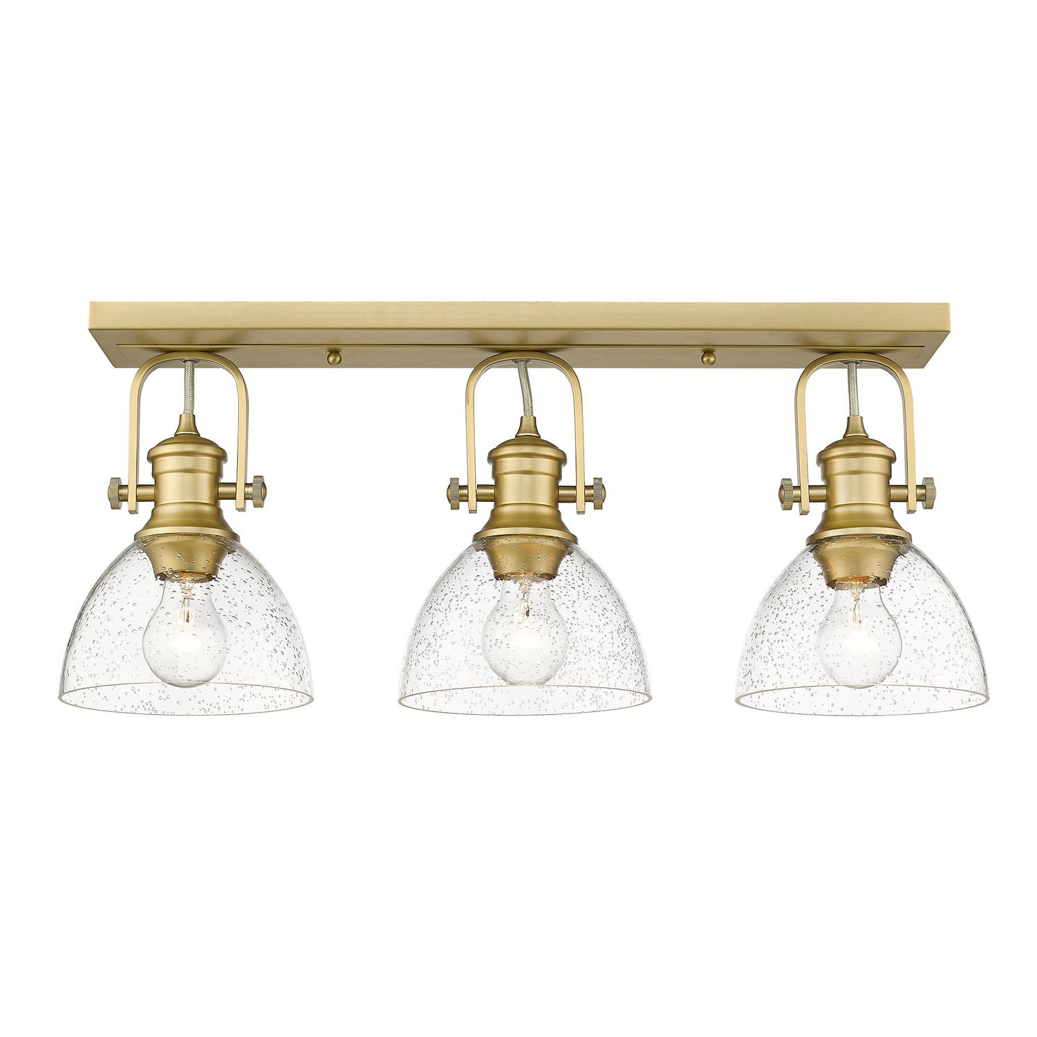 Golden - 3118-BA3 BCB-SD - Three Light Bath Vanity - Hines BCB - Brushed Champagne Bronze