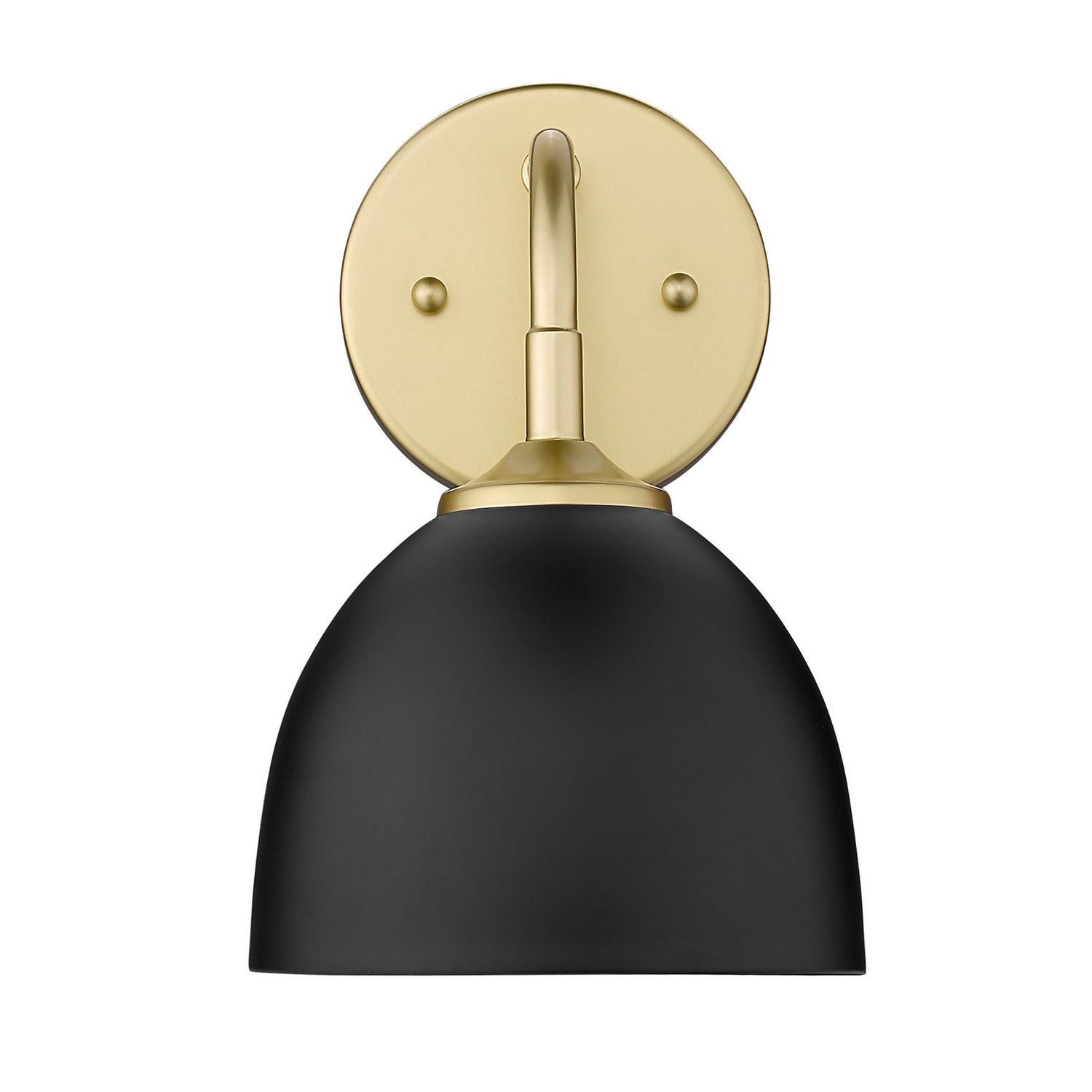 Golden - 6956-1W OG-BLK - One Light Wall Sconce - Zoey OG - Olympic Gold