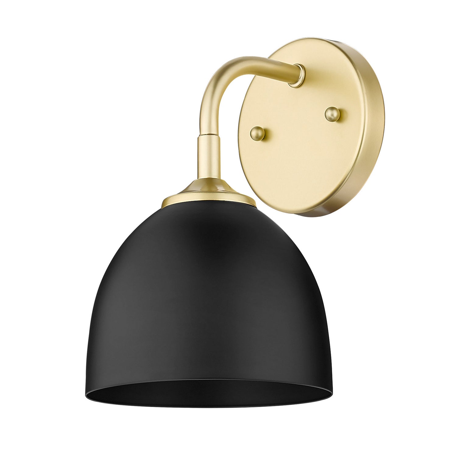 Golden - 6956-1W OG-BLK - One Light Wall Sconce - Zoey OG - Olympic Gold