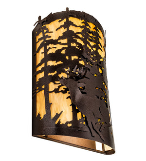 Meyda Tiffany - 229318 - Two Light Wall Sconce - Tall Pines - Copper Vein