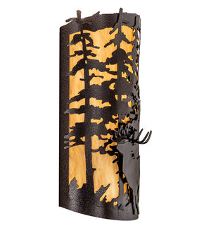 Meyda Tiffany - 229318 - Two Light Wall Sconce - Tall Pines - Copper Vein