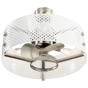 Kichler - 300041BSS - 13"Ceiling Fan - Eyrie - Brushed Stainless Steel