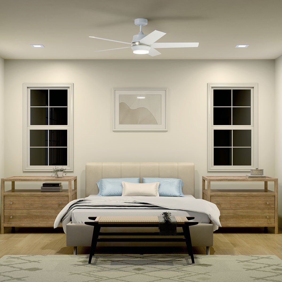 Kichler - 300059MWH - 52"Ceiling Fan - Maeve - Matte White