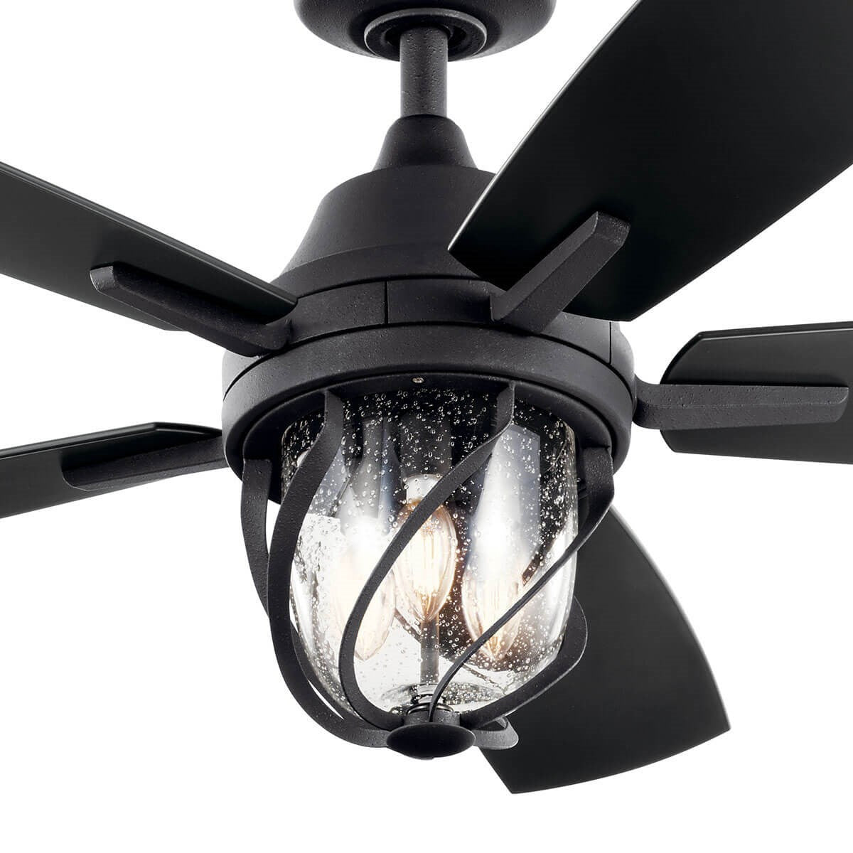 Kichler - 310073DBK - 52"Ceiling Fan - Lydra - Distressed Black