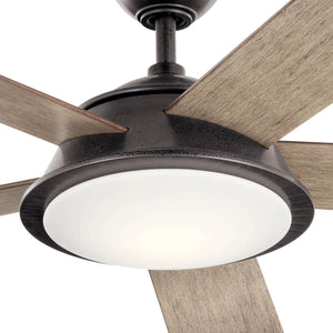 Kichler - 310100AVI - 56"Ceiling Fan - Verdi - Anvil Iron