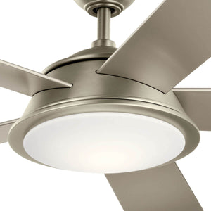 Kichler - 310100NI - 56"Ceiling Fan - Verdi - Brushed Nickel