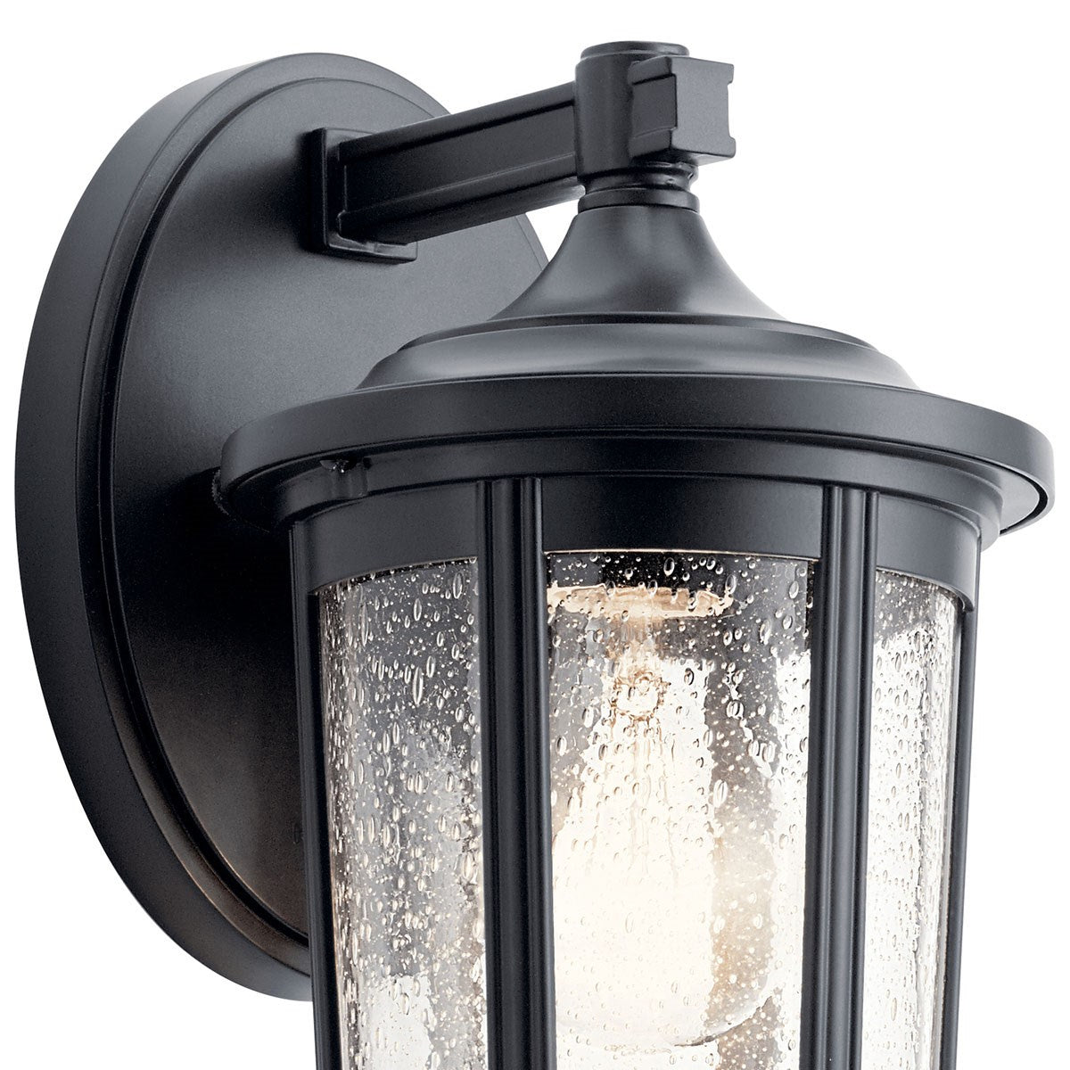 Kichler - 49892BK - One Light Outdoor Wall Mount - Fairfield - Black