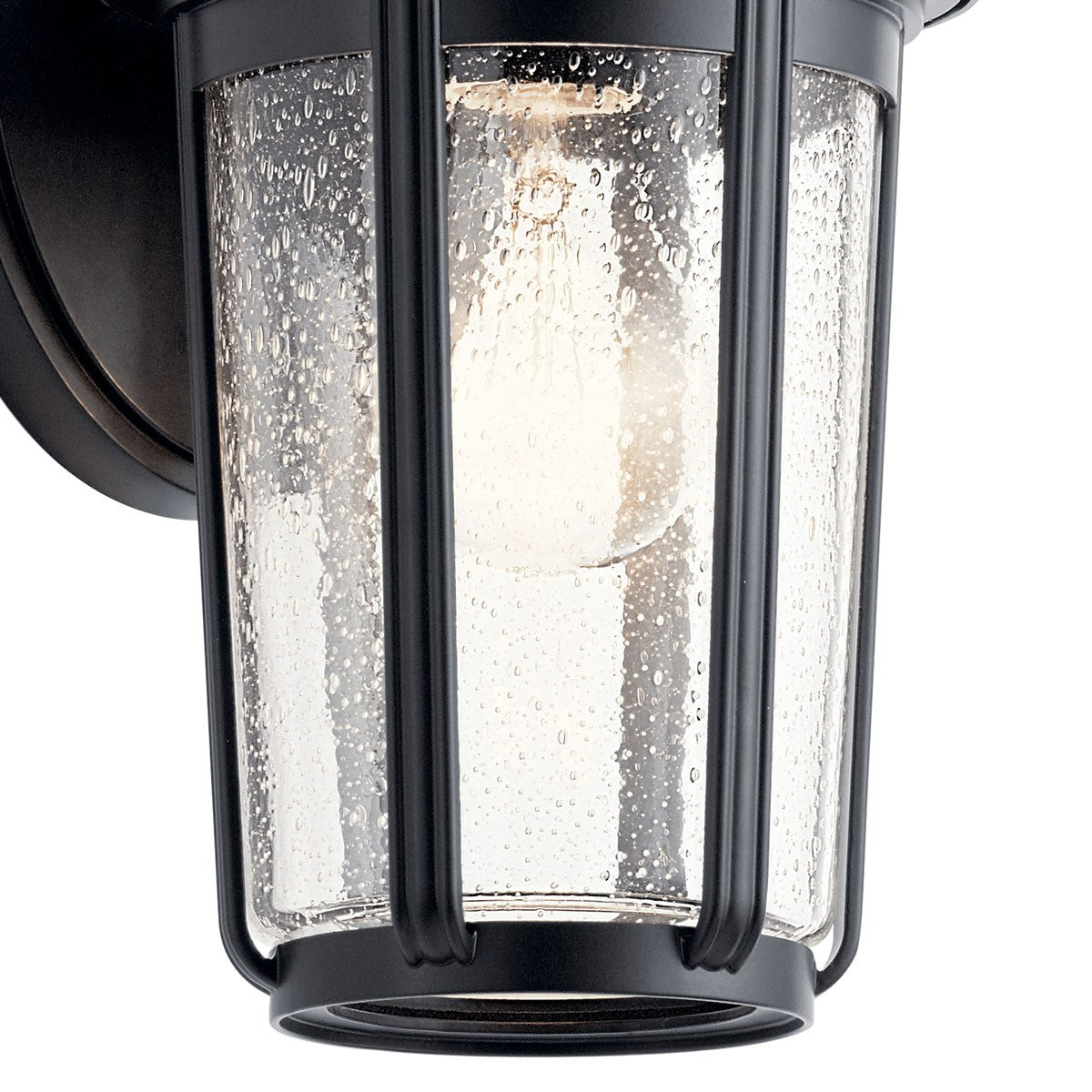 Kichler - 49892BK - One Light Outdoor Wall Mount - Fairfield - Black