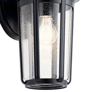 Kichler - 49893BK - One Light Outdoor Wall Mount - Fairfield - Black