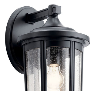 Kichler - 49894BK - One Light Outdoor Wall Mount - Fairfield - Black