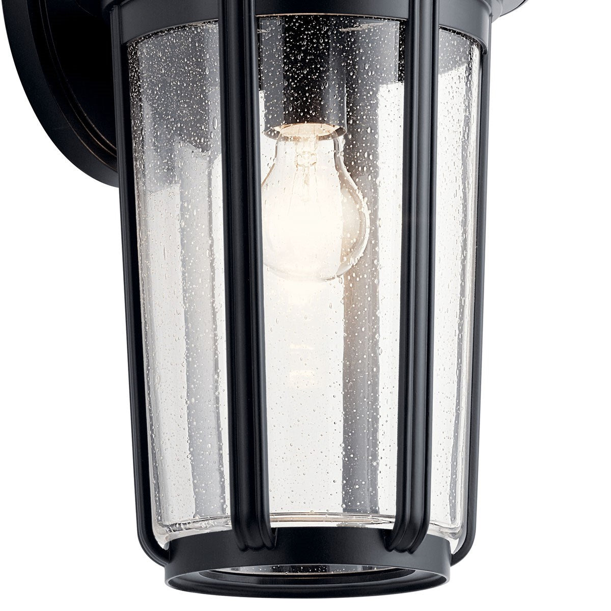 Kichler - 49894BK - One Light Outdoor Wall Mount - Fairfield - Black