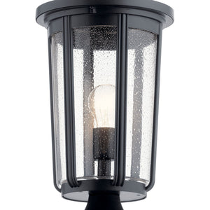 Kichler - 49895BK - One Light Outdoor Post Mount - Fairfield - Black