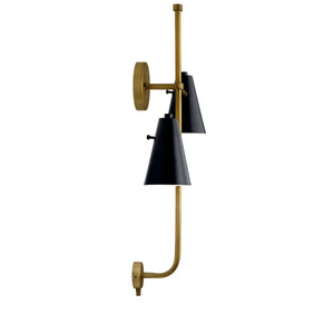 Kichler - 52174BK - Two Light Wall Sconce - Sylvia - Black