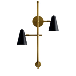 Kichler - 52174BK - Two Light Wall Sconce - Sylvia - Black