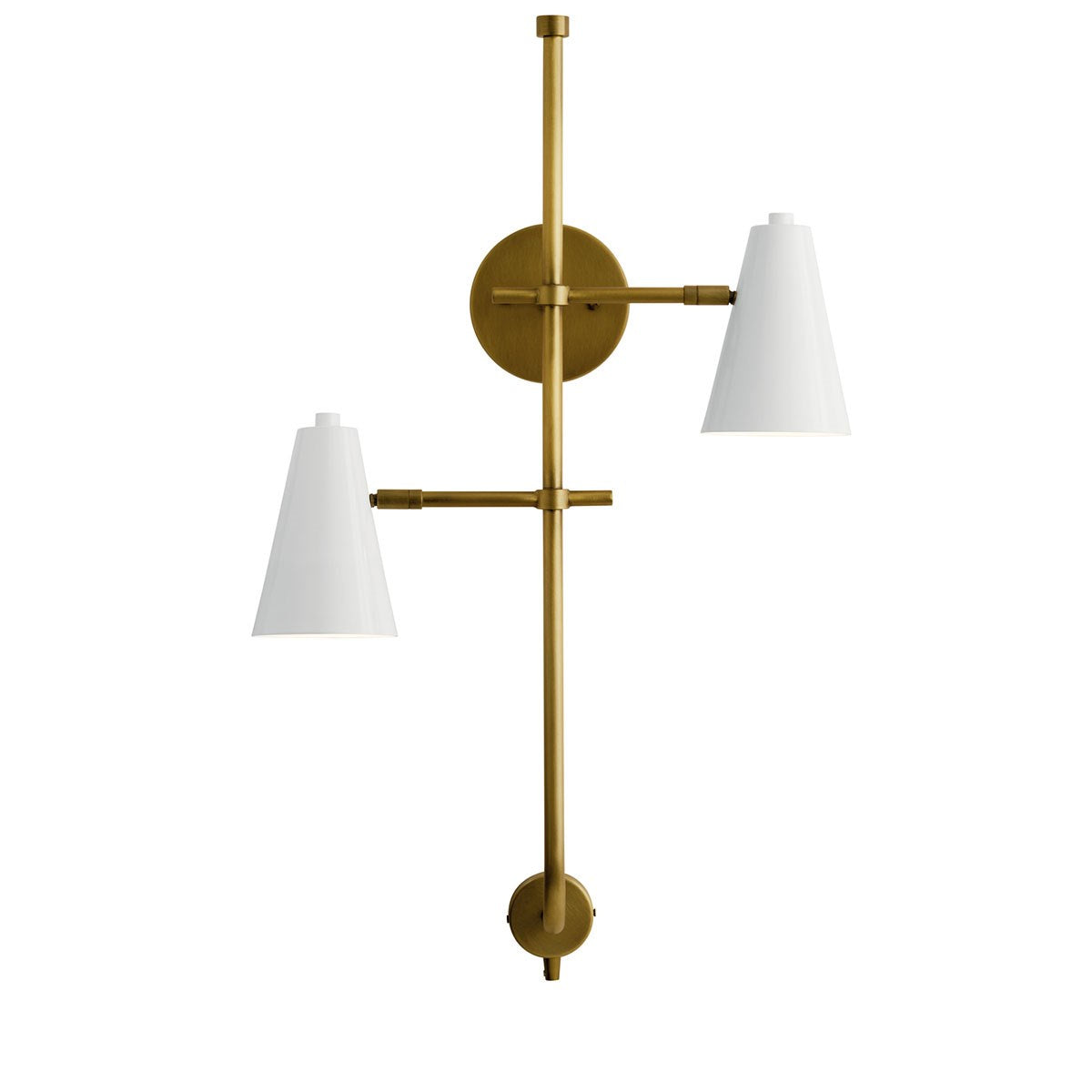 Kichler - 52174WH - Two Light Wall Sconce - Sylvia - White