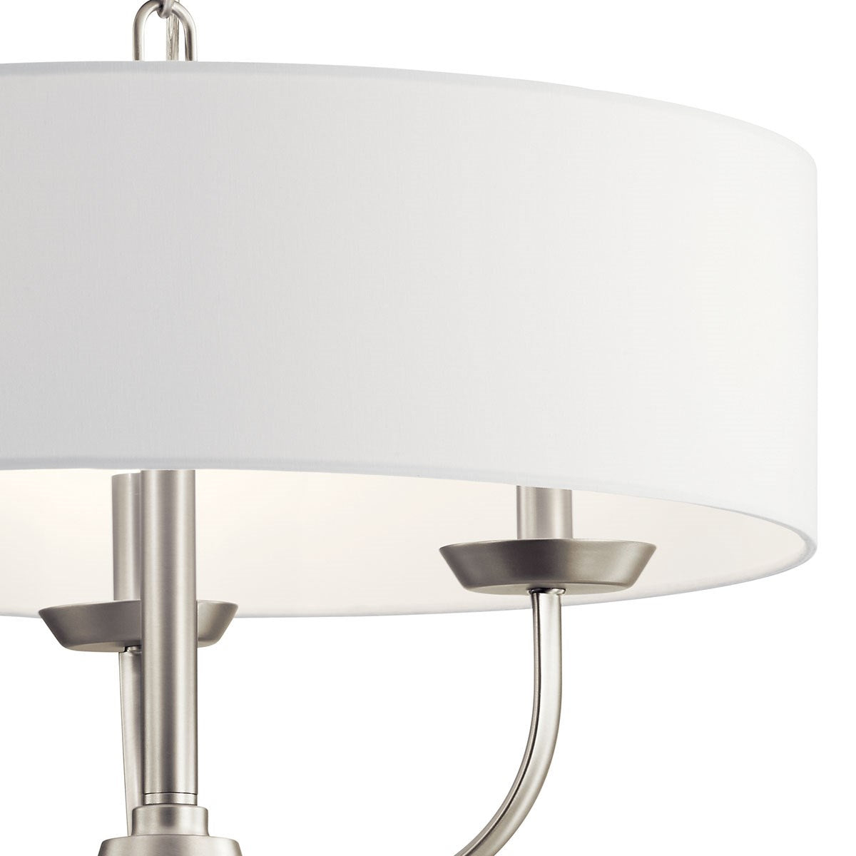 Kichler - 52384NI - Three Light Chandelier - Kennewick - Brushed Nickel