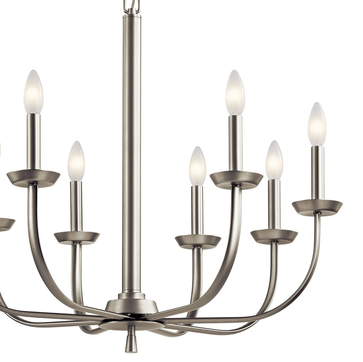 Kichler - 52388NI - Eight Light Chandelier - Kennewick - Brushed Nickel