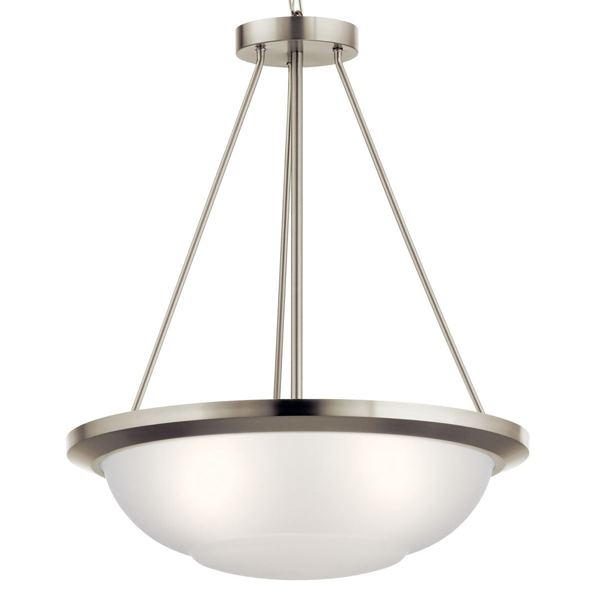 Kichler - 52393NI - Three Light Pendant - Ritson - Brushed Nickel