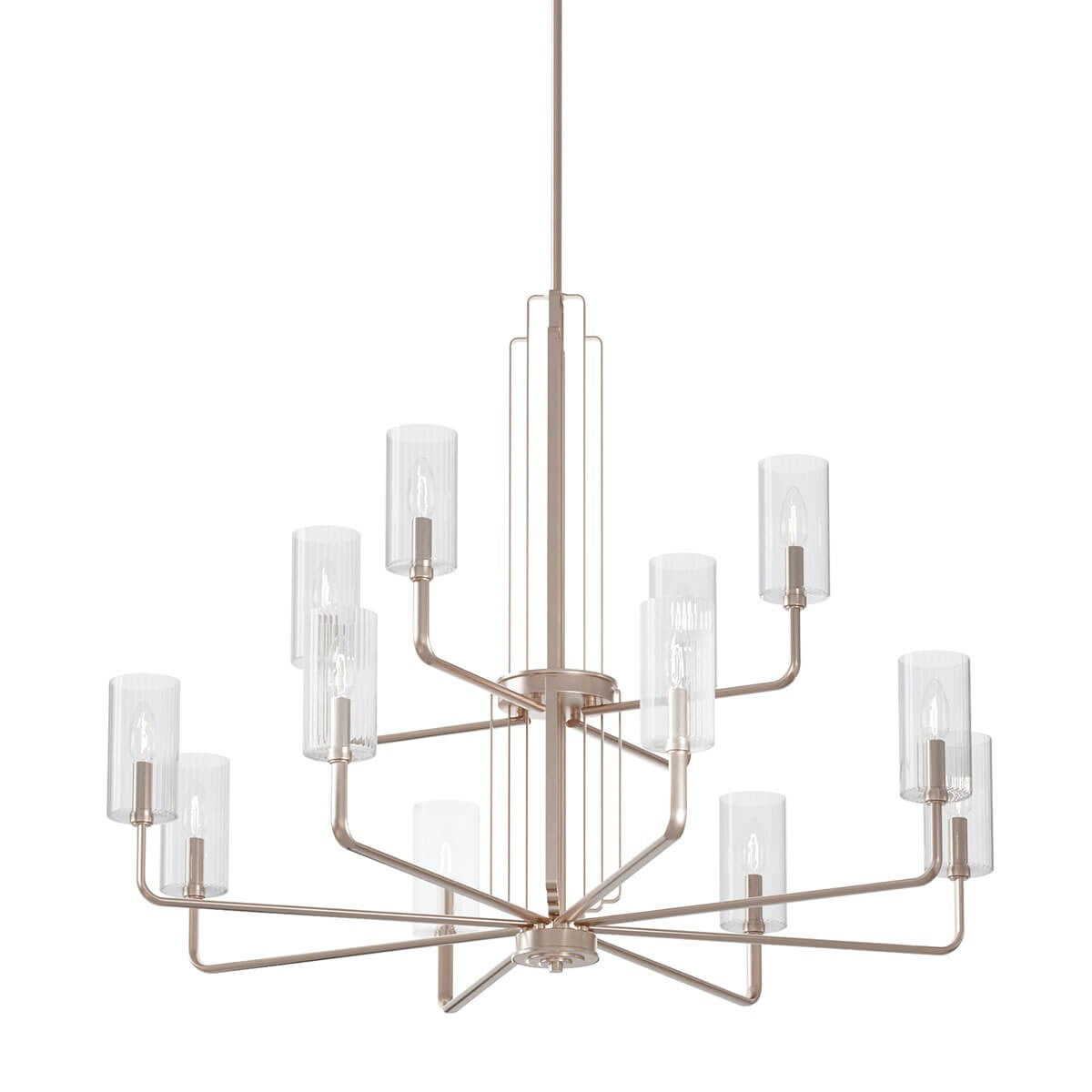 Kichler - 52412PN - 12 Light Chandelier - Kimrose - Polished Nickel