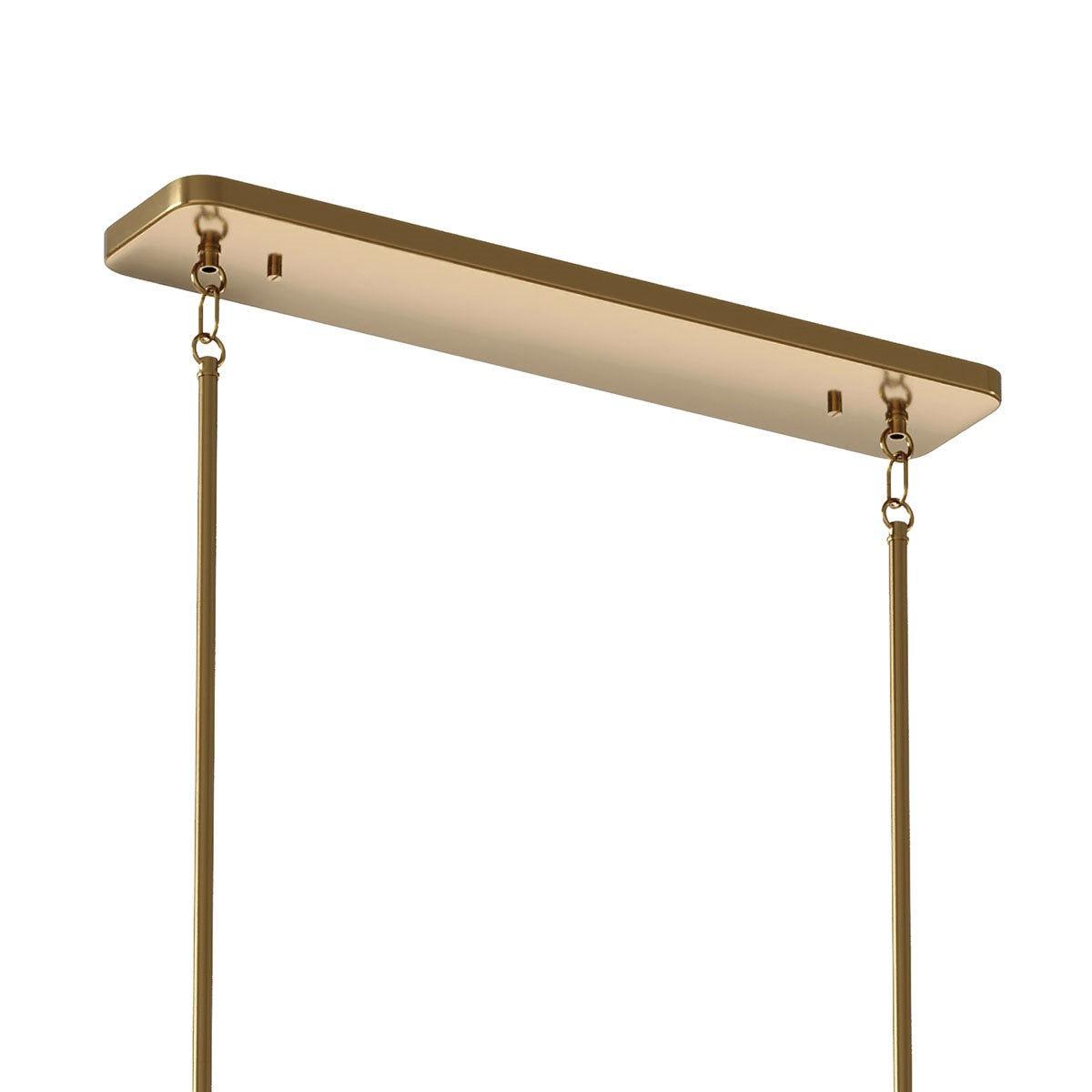 Kichler - 52413BNB - Ten Light Linear Chandelier - Kimrose - Brushed Natural Brass