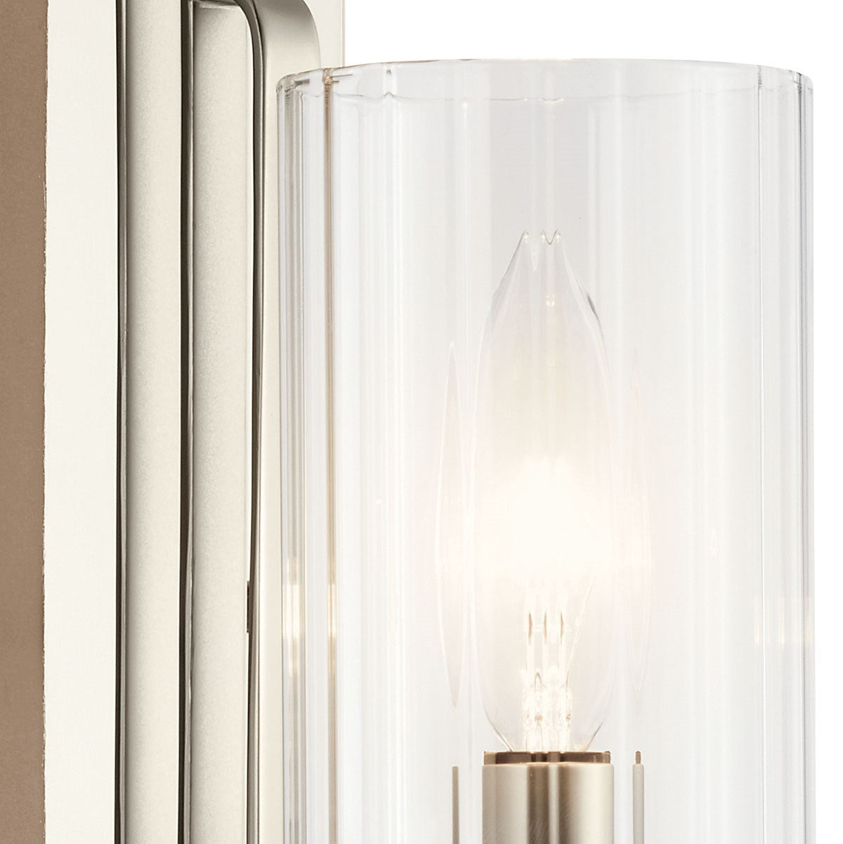 Kichler - 52415PN - One Light Wall Sconce - Kimrose - Polished Nickel